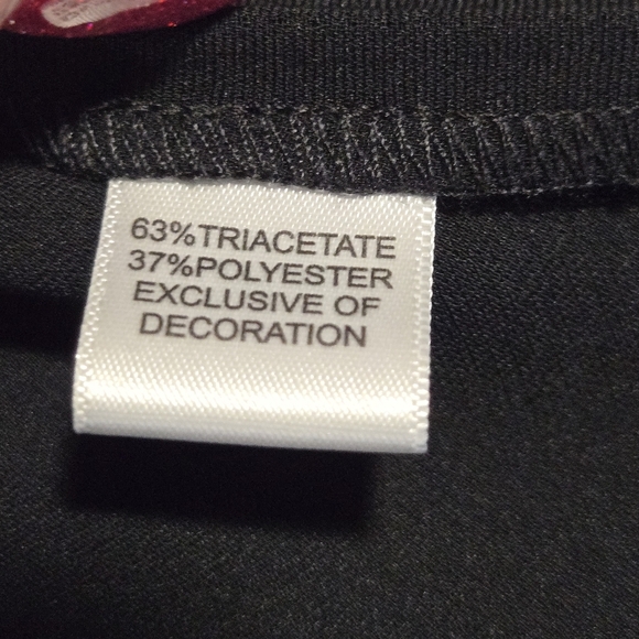 St John Womens Black Rhinestone Sparkle Pearl Studded Sleeveless Dress Size 10 - Picture 8 of 12